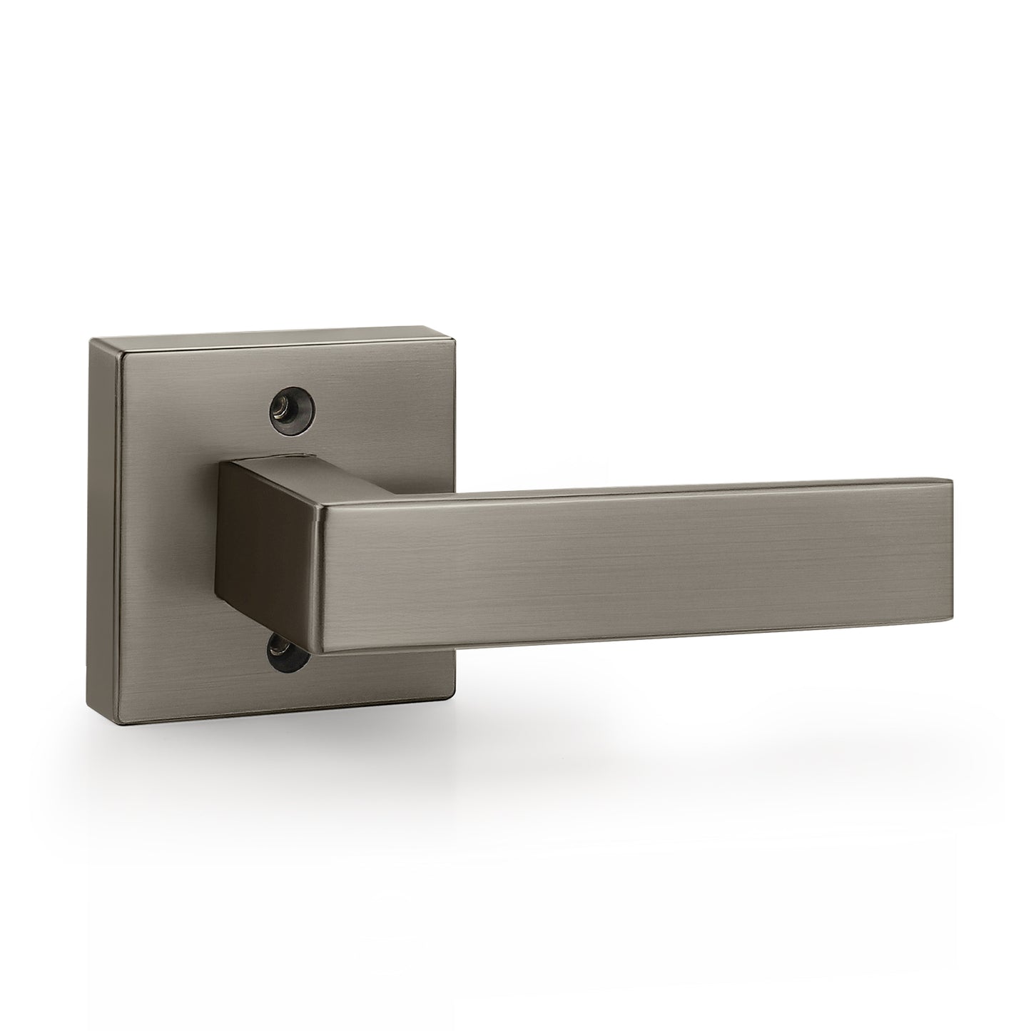 Heavy Duty Door Handles Gunmetal Black Finish, Privacy/Passage/Dummy Function, DL01GB