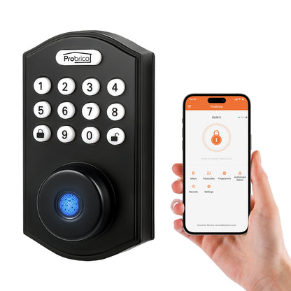 Probrico Smart Door Lock for Front Door, Keyless Entry Door Electronic Smart Deadbolt