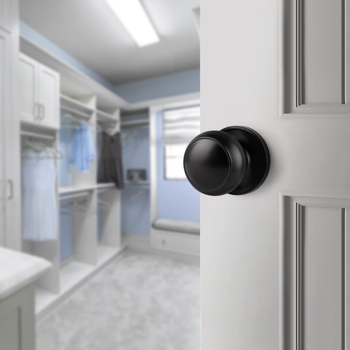 black door knobs