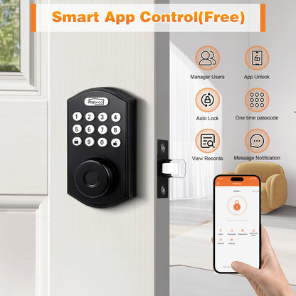 Probrico Smart Door Lock for Front Door, Keyless Entry Door Electronic Smart Deadbolt