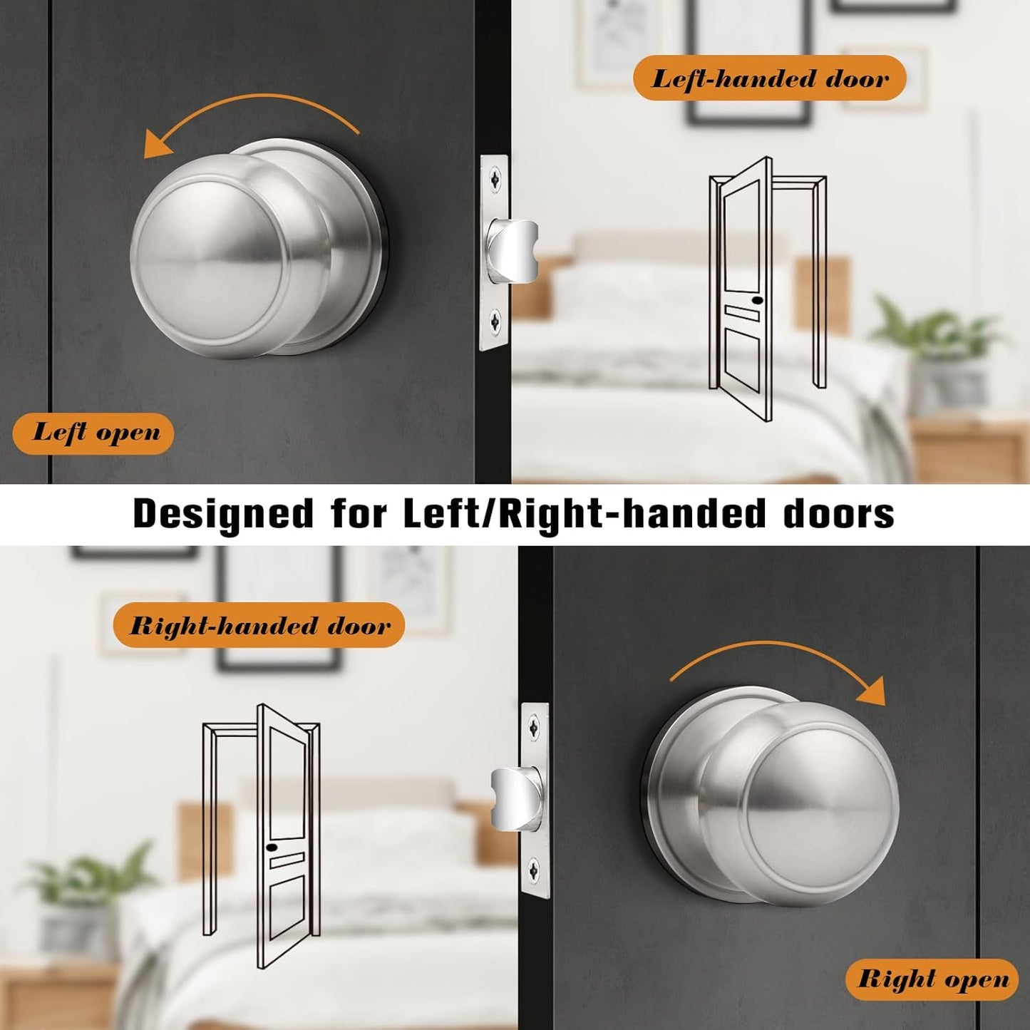 Satin Nickel Door Knobs