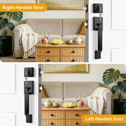 Probrico Front Door Handle / Handle Set with Deadbolt, Black, Gold, Brushed Nickel, Bronze