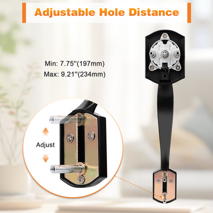 Probrico Smart Keyless Entry Door Lock Deadbolt, Front Door Lock Set with Fingerprint Deadbolt, Electronic Digital Keypad Deadbolt Lock