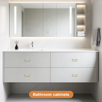 Probrico Arched Kitchen Cabinet Handles,Cabinet Pulls Solid Zinc Alloy Cupboard Hardware for Drawer Pulls
