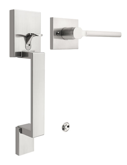 Probrico Front Door Handle / Handle Set with Deadbolt, Black, Gold, Brushed Nickel, Bronze