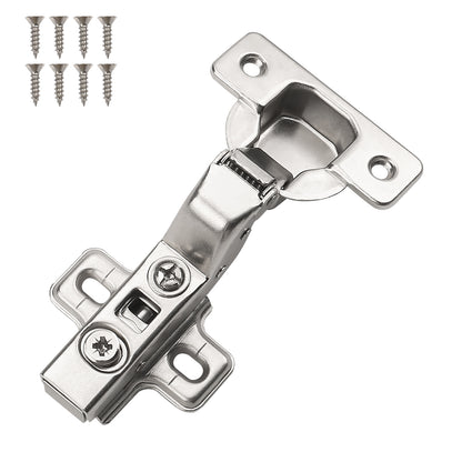 Probrico 1 Pair (2 Pack) Inset Cupboard Hinges,110 Degree Kitchen Cabinet Hinge Furniture Wardrobe Door Hinges