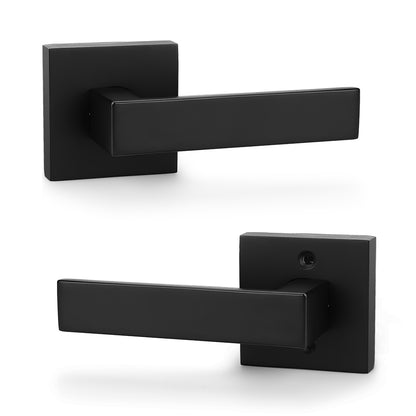 Black Door Handles Heavy Duty Keyed/Keyed Alike/Privacy/Passage/Dummy Door Lock Levers DL01BK