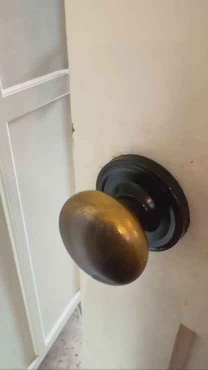 Diamond Crystal Glass Door Knobs with Black Round Rosette, Privacy/Passage/Dummy Door Lock DLC10BK
