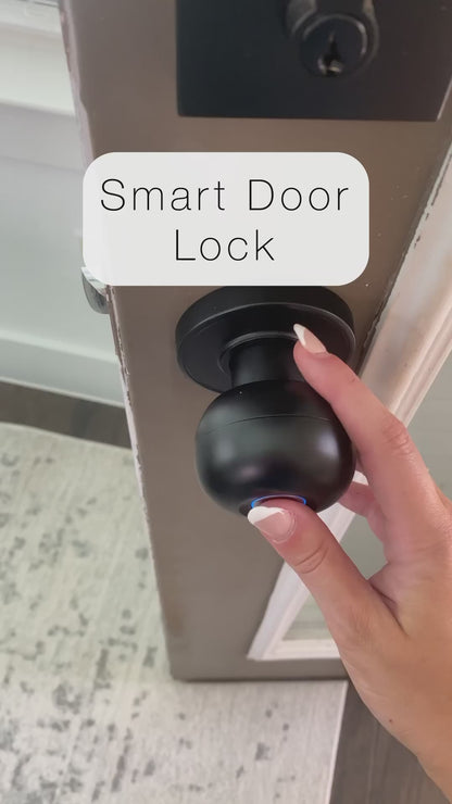 Probrico Round Electronic Door Lock for Bedroom, Garage, Office, Closet, Apartment Doors
