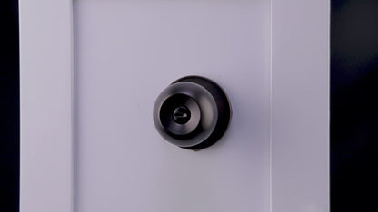 Round Ball Knobs Entrance Privacy Passage Dummy Door Lock Knob, Oil Rubbed Bronze Finish DL607ORB