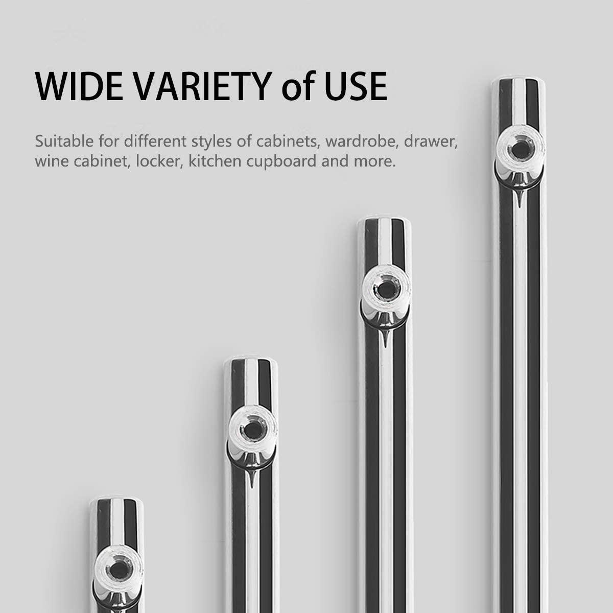 2"-10" T Bar Kitchen Cupboard Handle Pulls Polished Chrome Finish Cabinet Drawer Knobs - Probrico