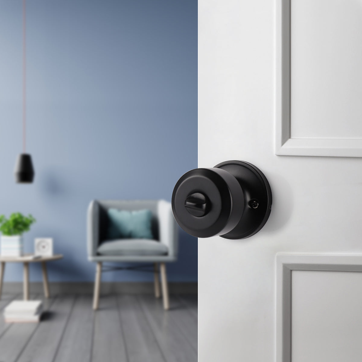 Interior Entry Door Lock Knobs, Keyed Alike Lock set with Same Key DL610 - Probrico