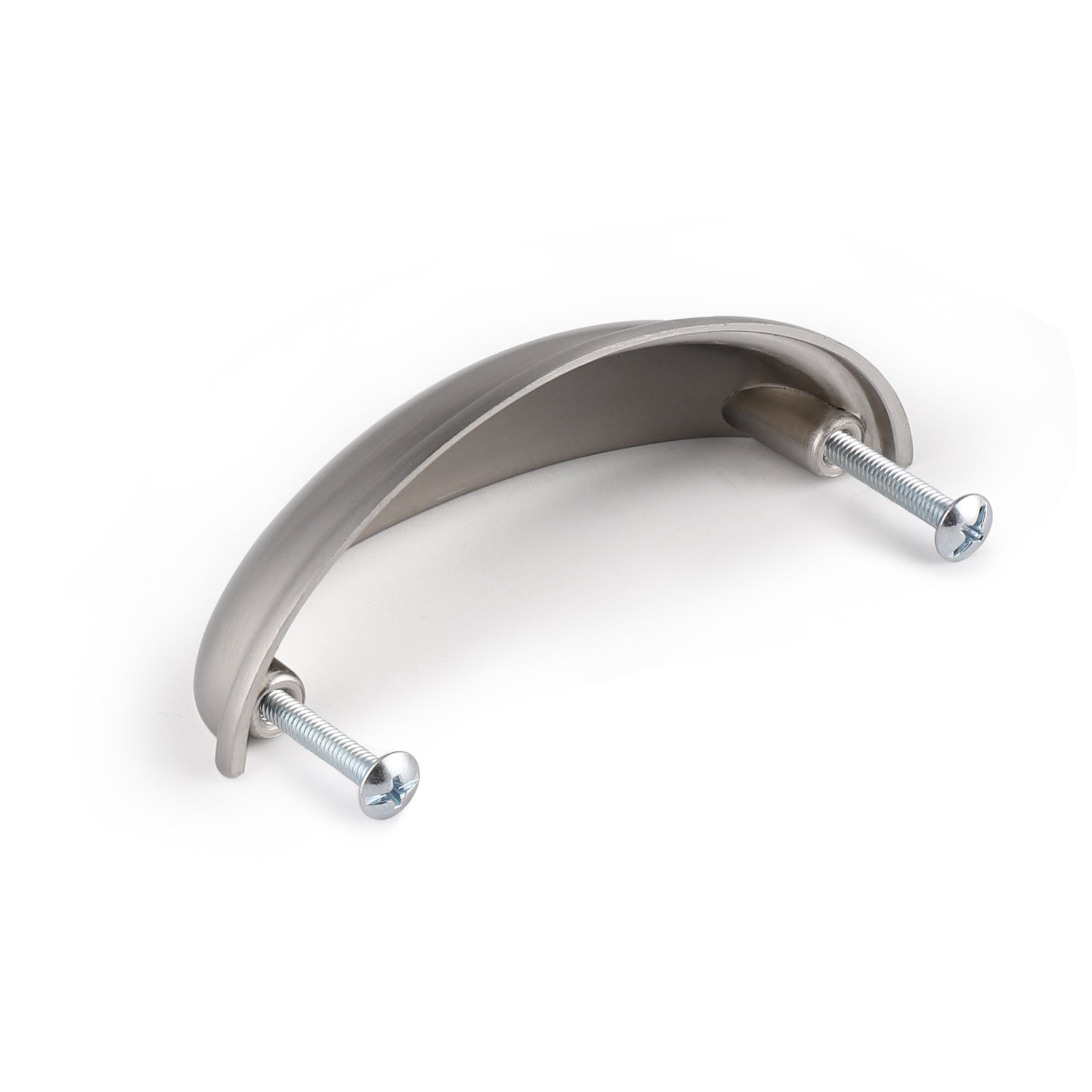 Satin Nickel Cup Pulls 76mm 3inch Hole Centers, Kitchen Cabinets Hardware PD82981 - Probrico
