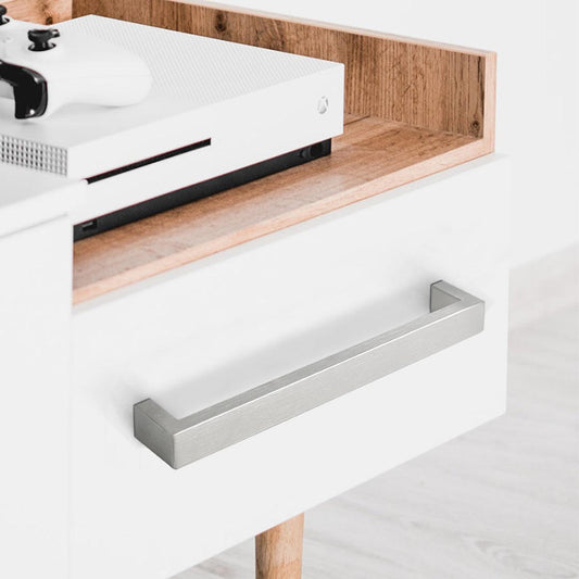 20mm Square Bar Cabinet Handles and Pulls Brushed Nickel Finish Kitchen Hardware PDDJ30HSS - Probrico