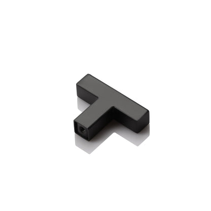 1/2" Square Bar Cabinet Handle Pulls Black Kitchen Hardware Drawer Pull and Knobs 2-12" PDDJS12HBK - Probrico