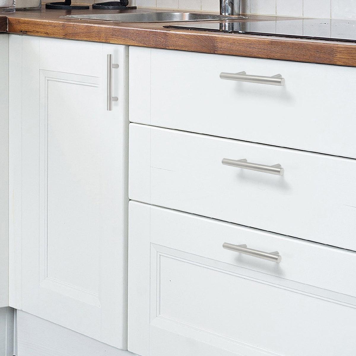 Stainless Steel Cabinet Handle Knobs Brushed Nickel Kitchen Hardware Drawer Pulls 2"-15" PD201HSS - Probrico