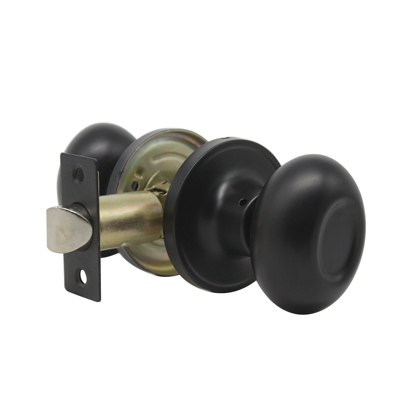 Probrico Black Finish Ball Passage Door Knobs for Closet and Hallway 10 Packs - Probrico